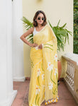 Aadhya Blossom Hand-Painted Saree