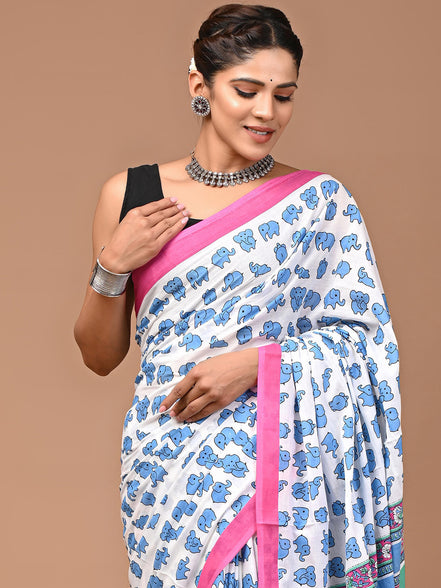 Tanya Mittal Quirky Elephant Saree